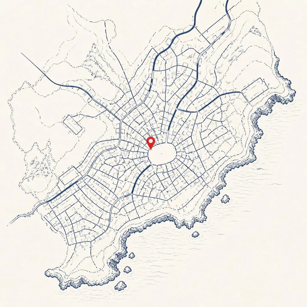 Mappa della posizione del Ristorante Piccolino in Via L'Abate 3 a Capri
